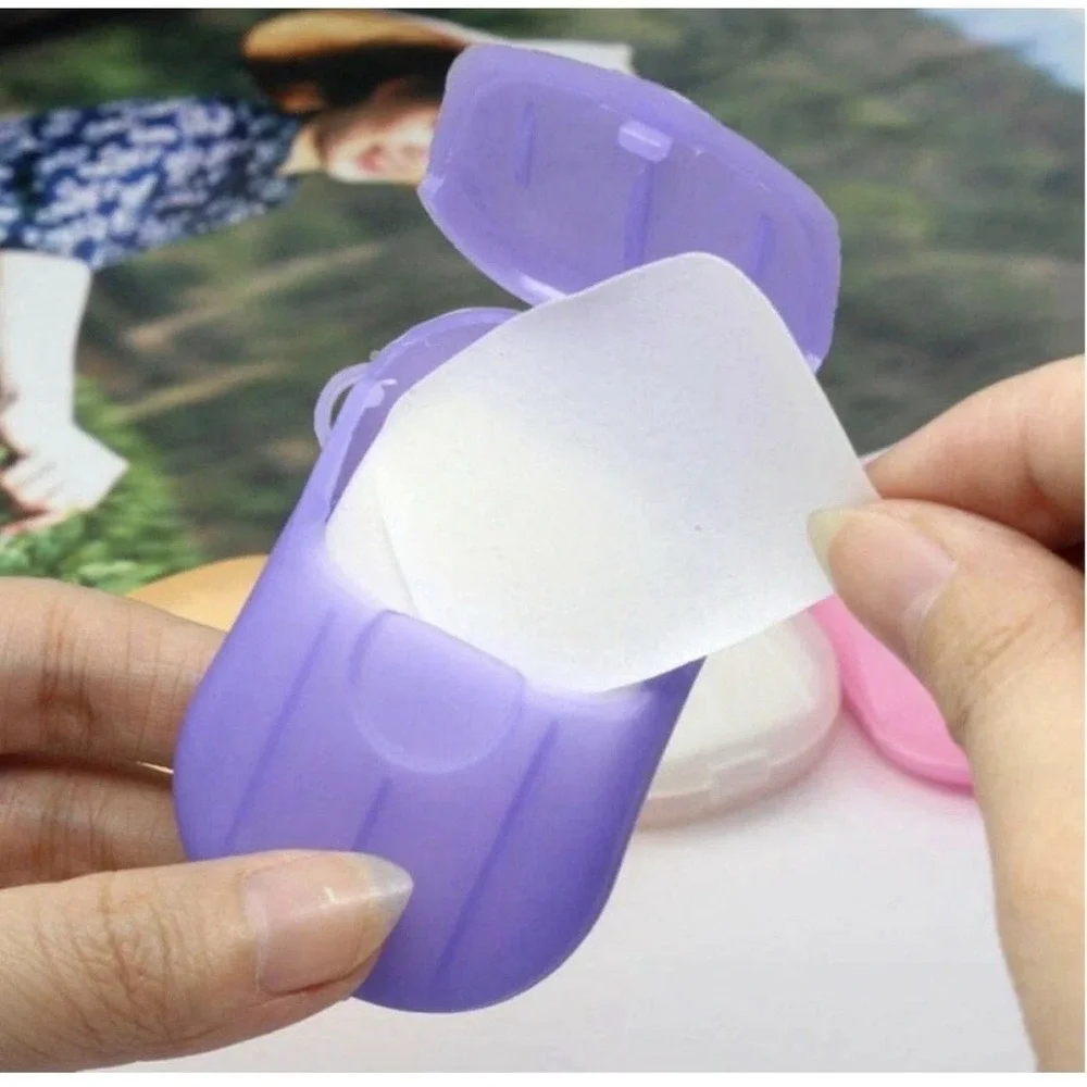 Travel Soap Sheets/Strips For Washing Hands 3 Cases And Pack Of 100 Pcs Each New